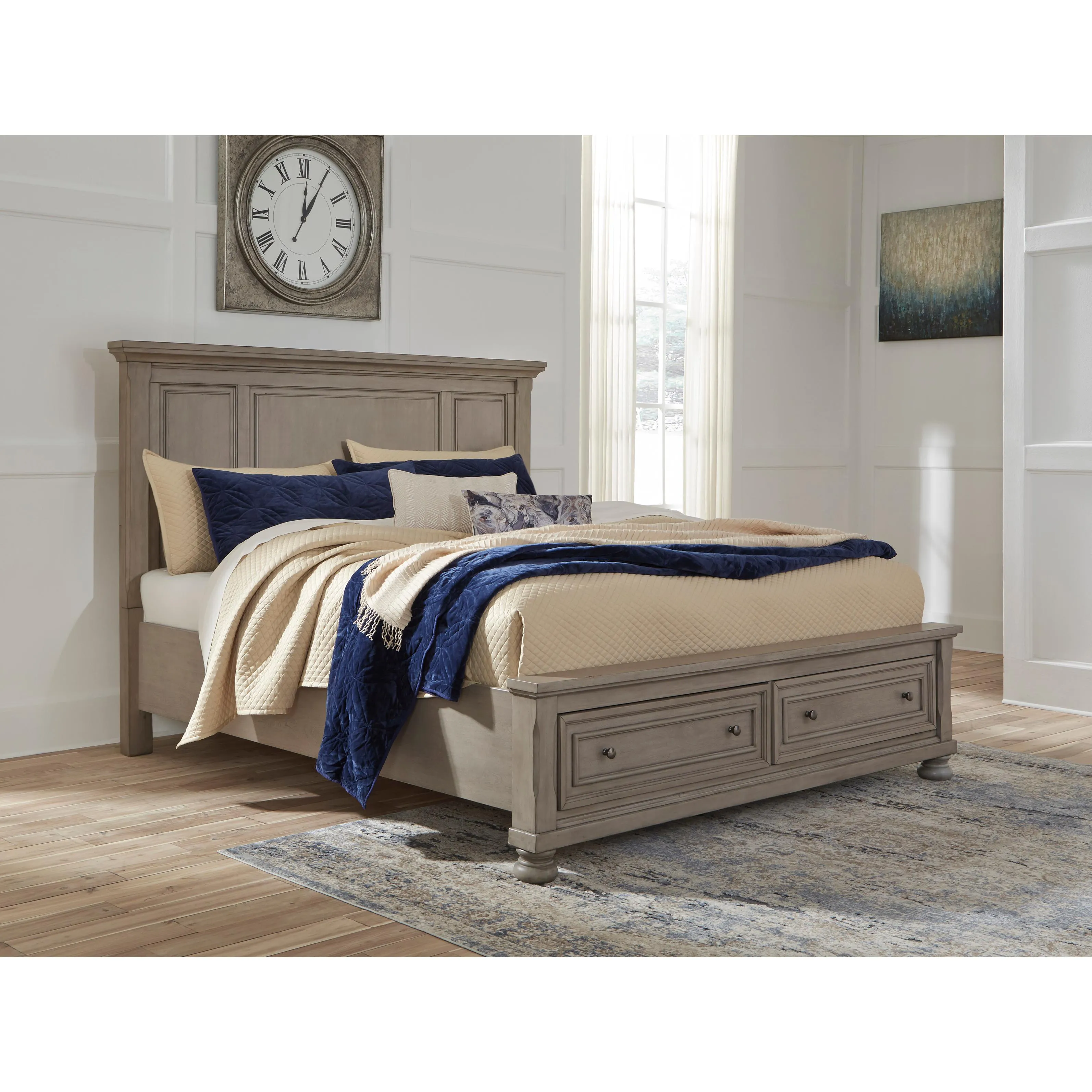 Signature Design by Ashley Lettner Queen Panel Bed with Storage B733-57/B733-74/B733-98