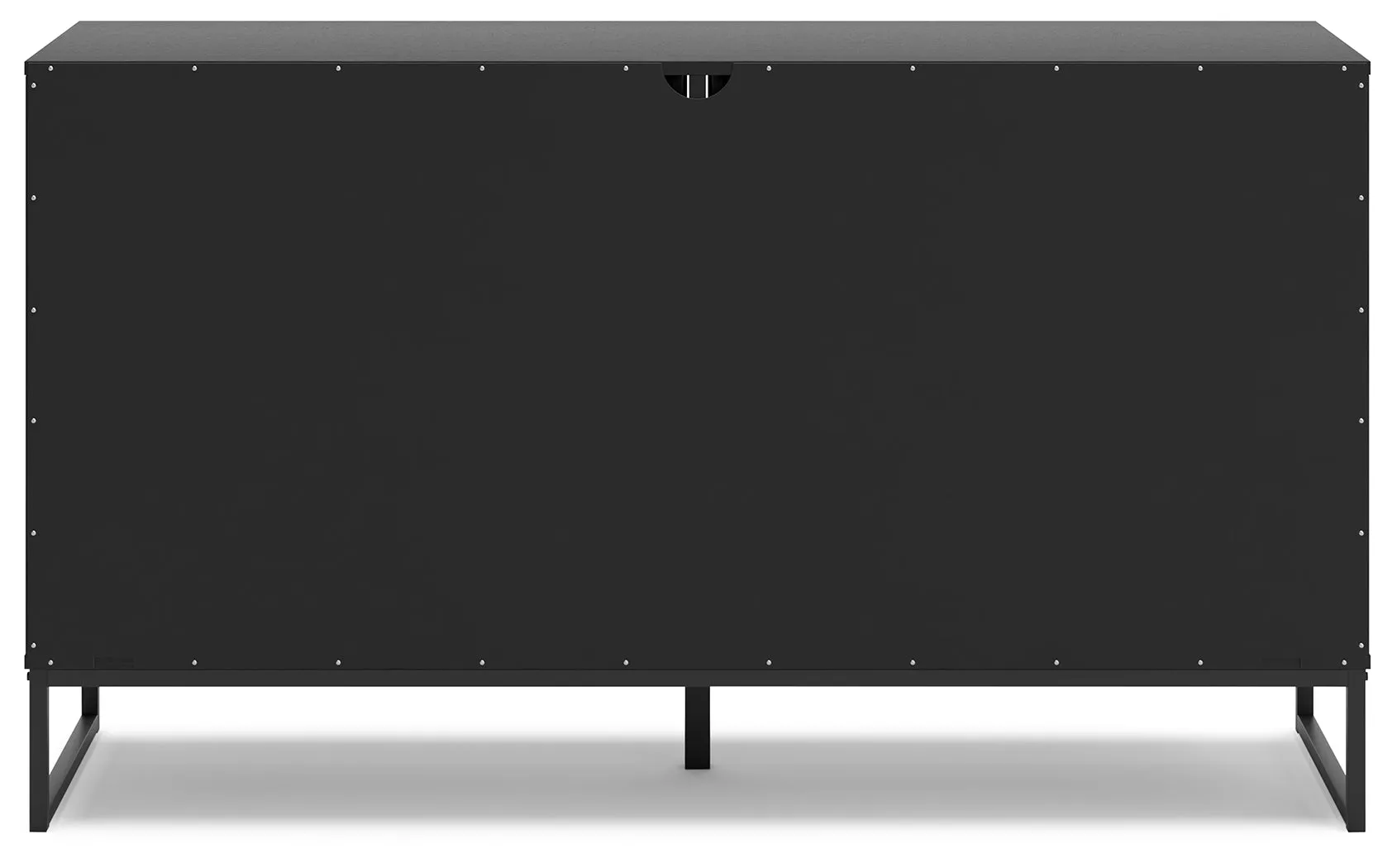 Socalle Twin Platform Bed with Dresser, Chest and Nightstand in Black