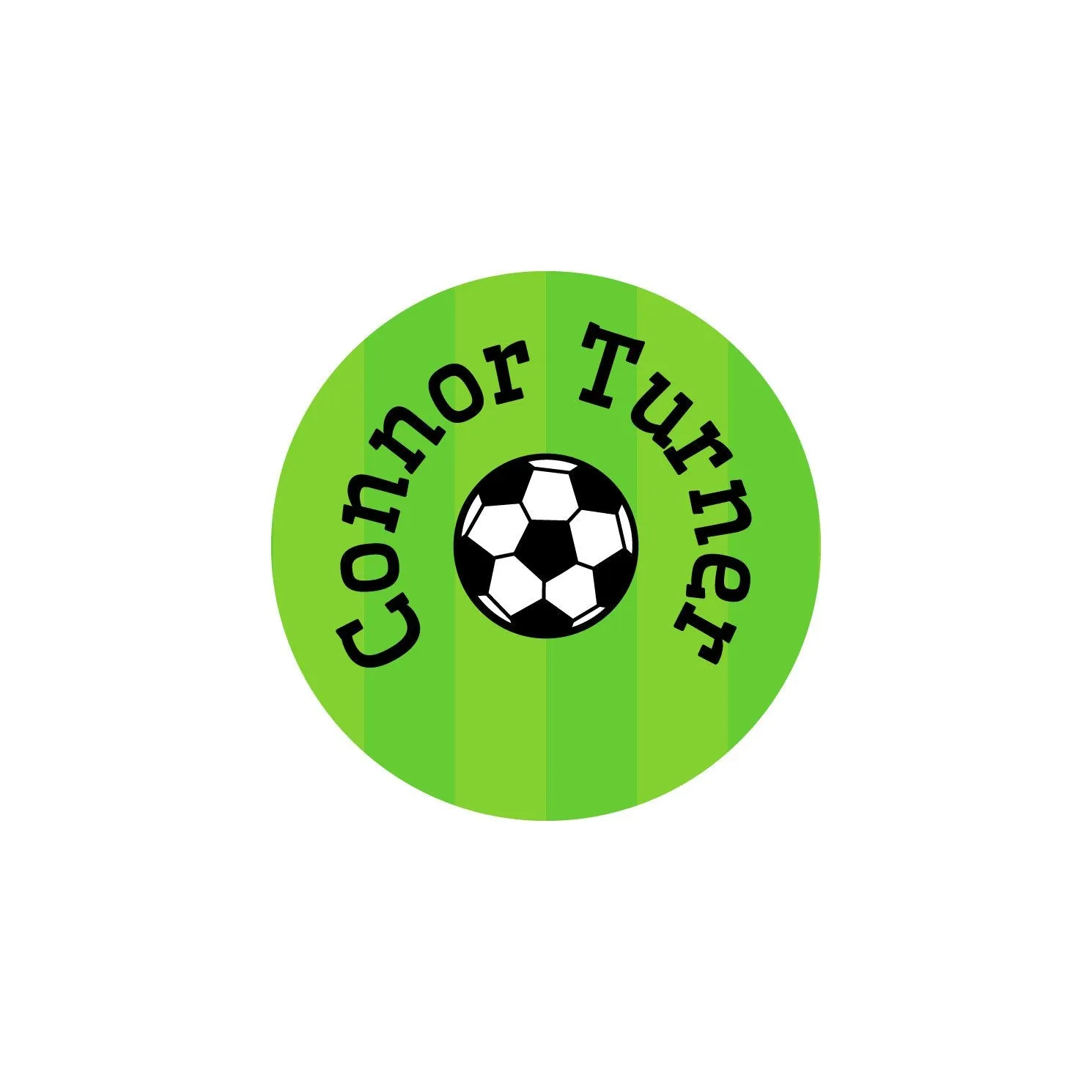 Soccer Iron-On Clothing Labels