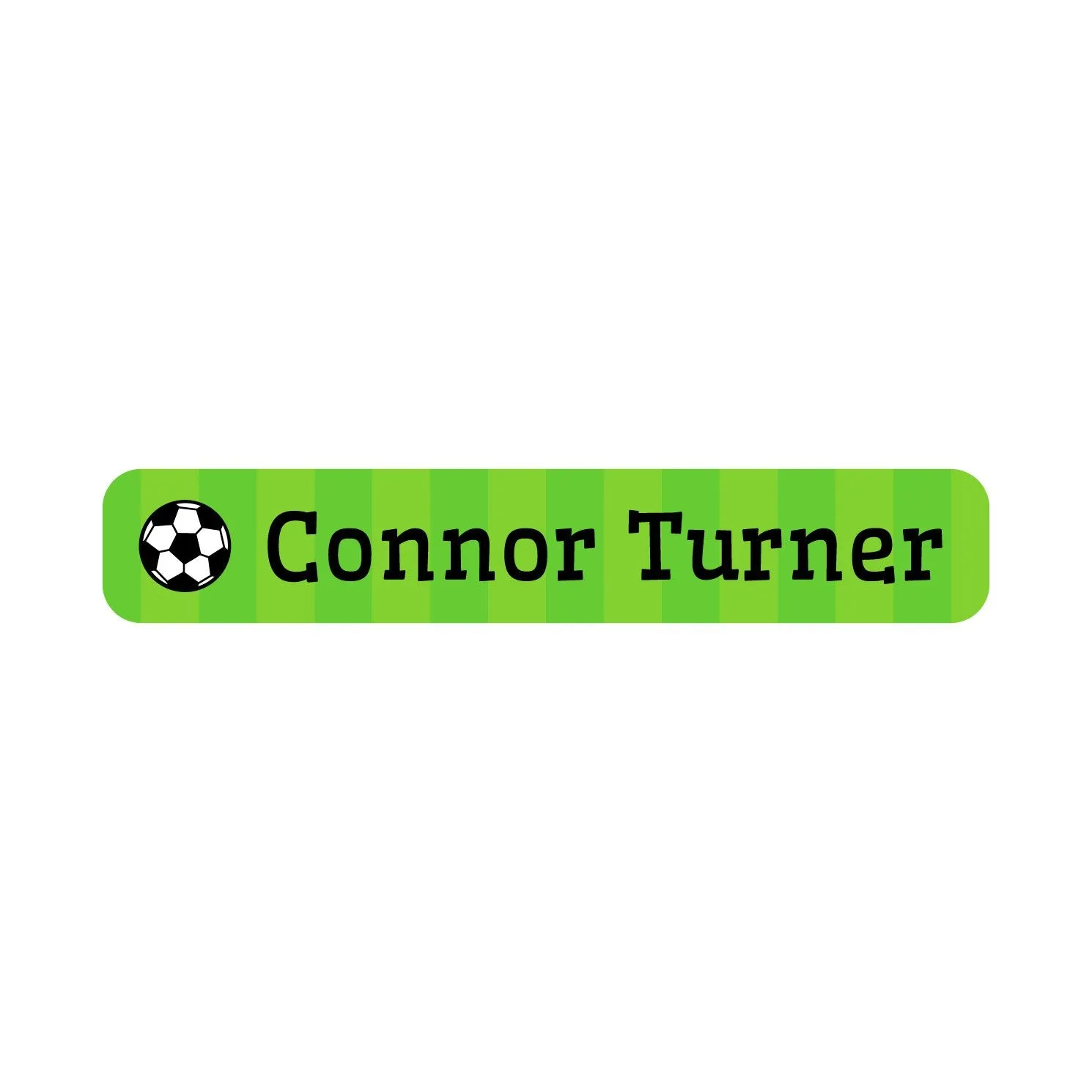 Soccer Iron-On Clothing Labels