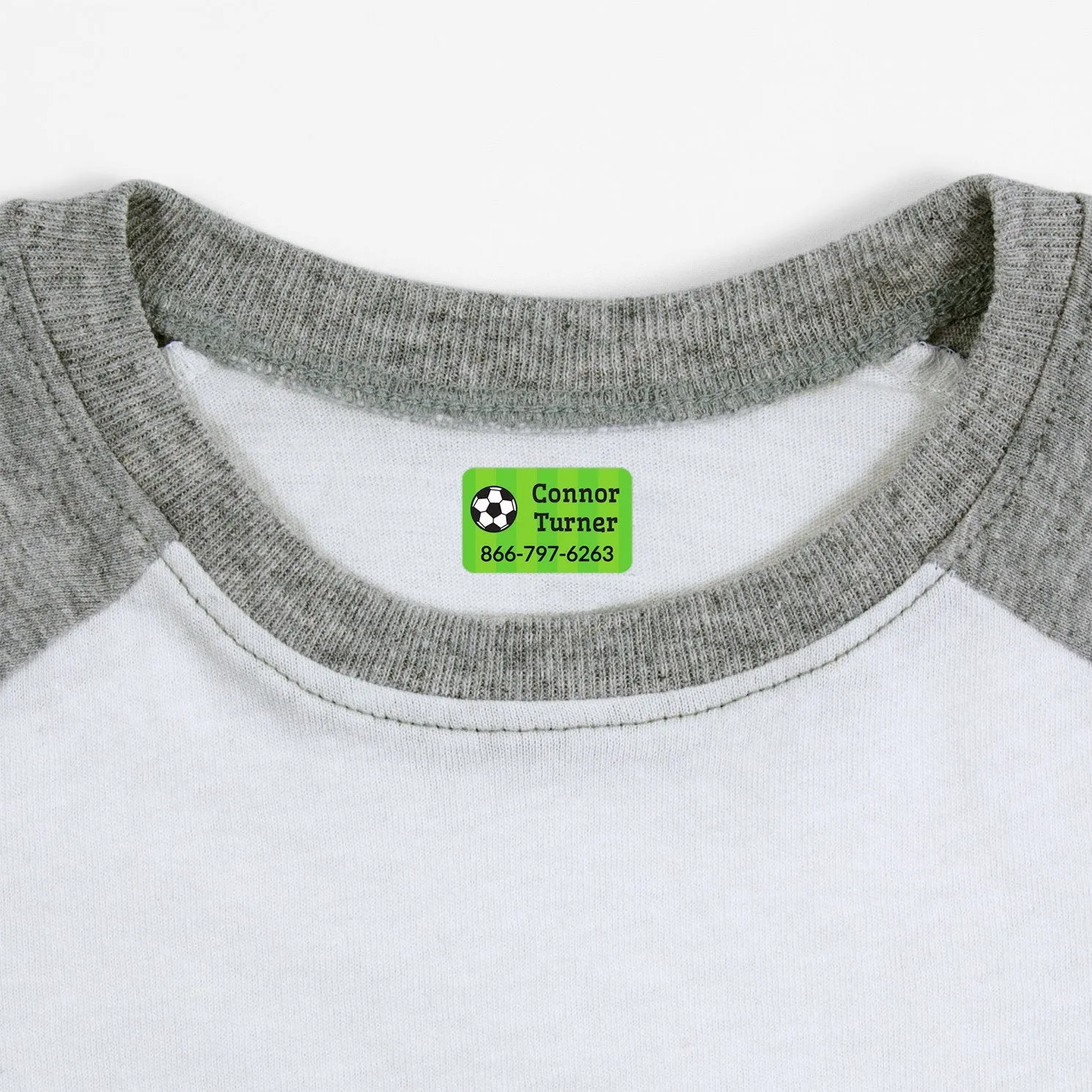 Soccer Iron-On Clothing Labels