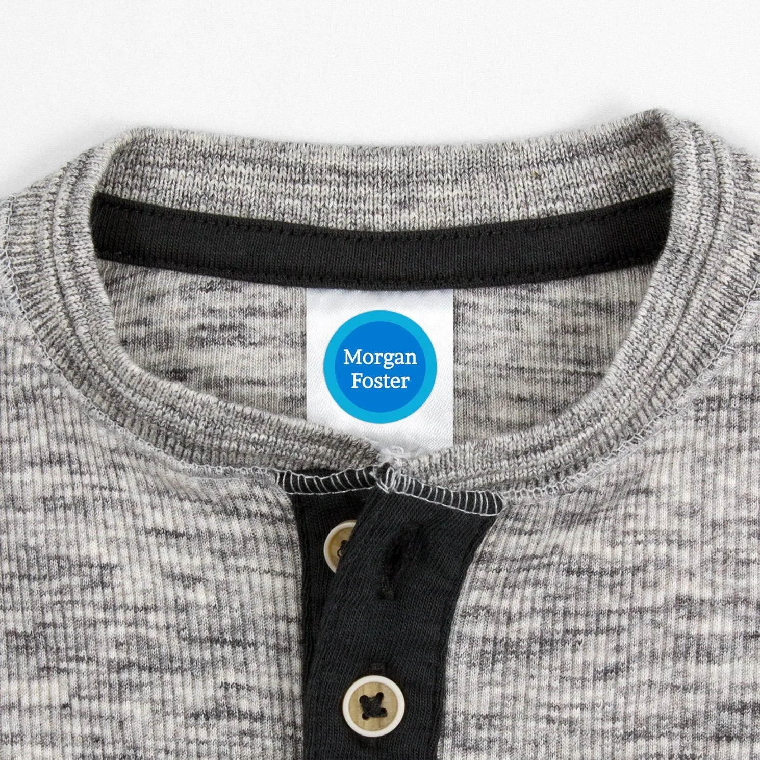 Solid Border Clothing Labels