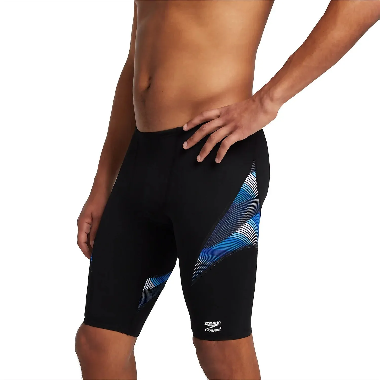 Speedo Endurance Precision Splice Jammer Men's Swimsuit - Royal Blue