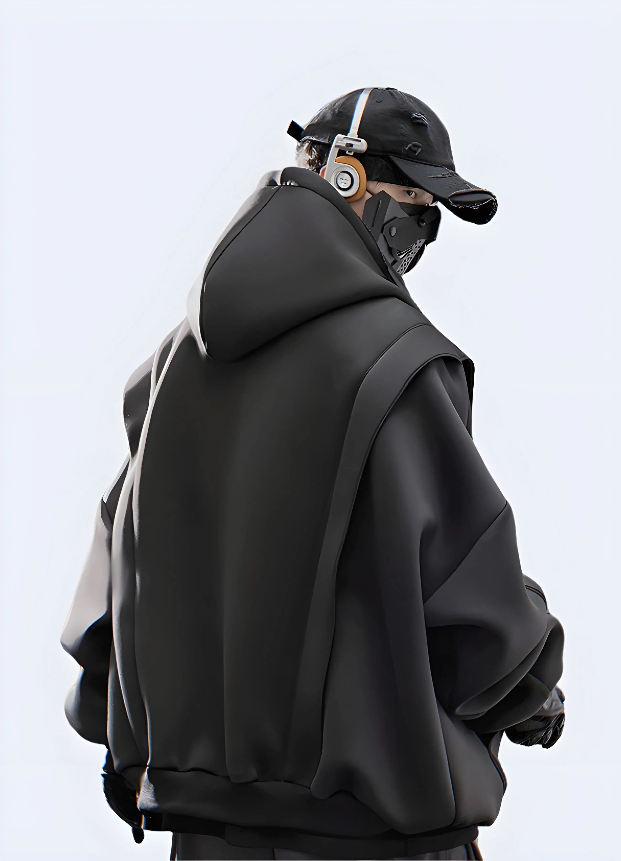 Techwear Oversize Women Hoodie