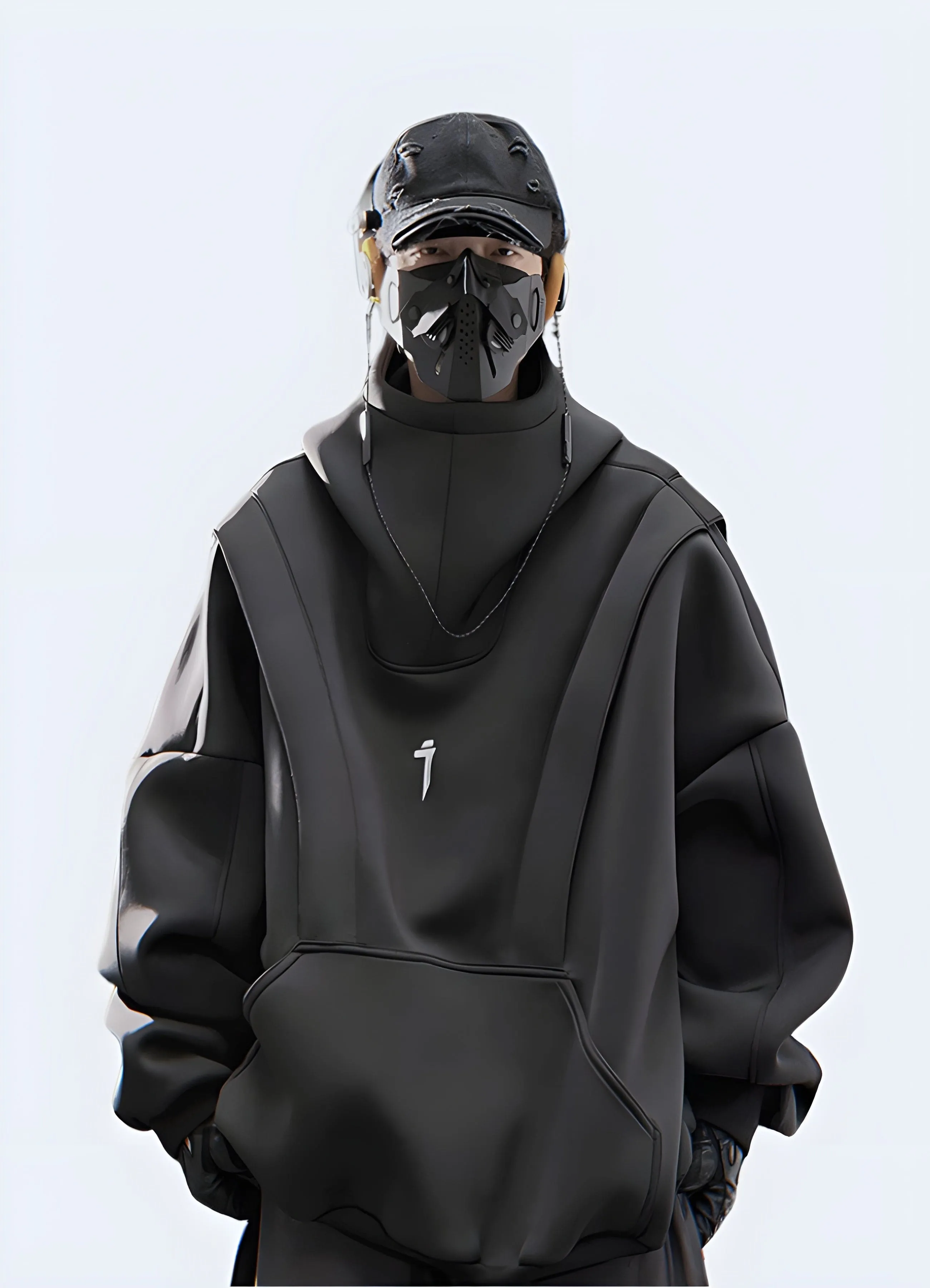 Techwear Oversize Women Hoodie