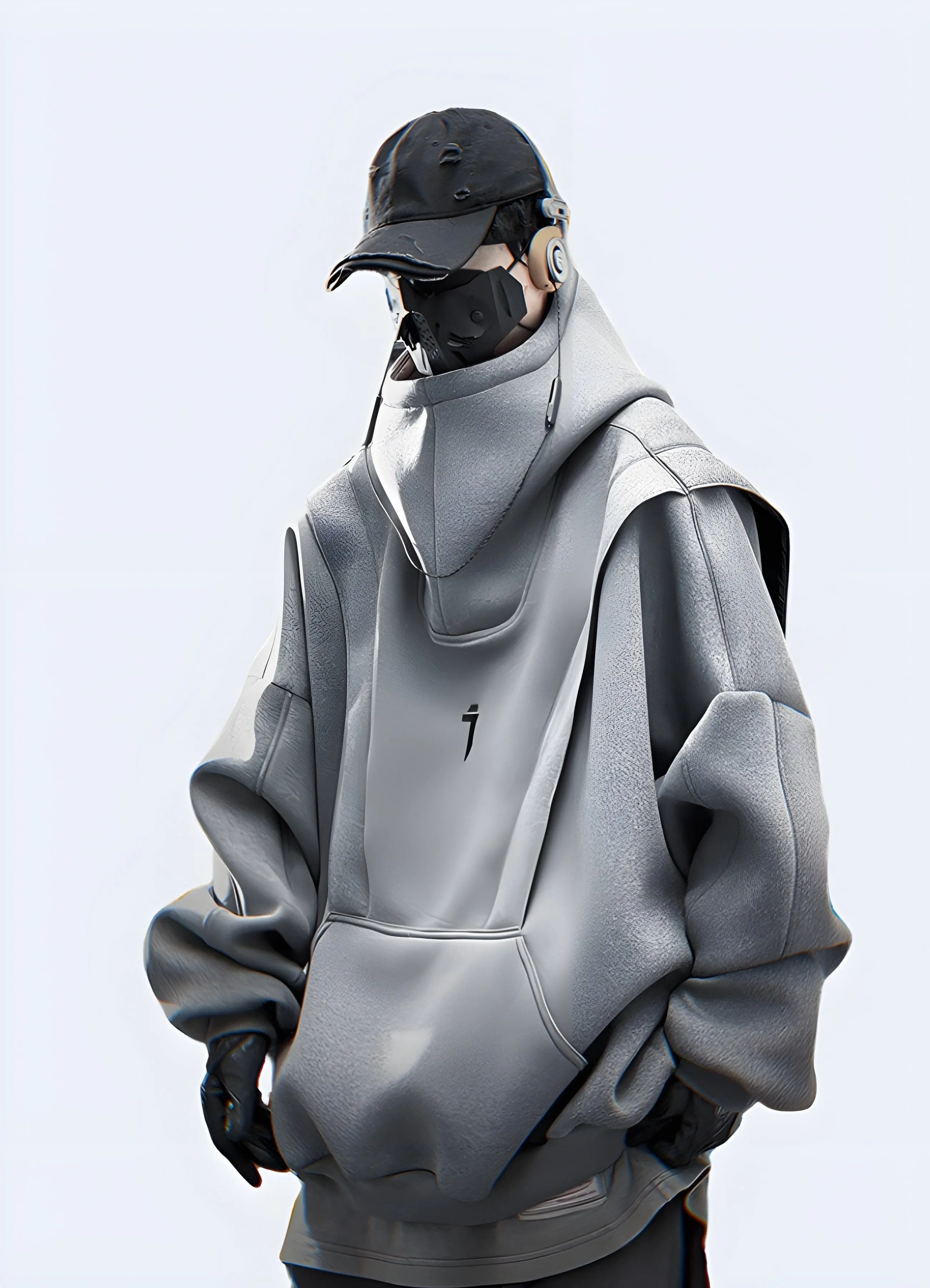 Techwear Oversize Women Hoodie