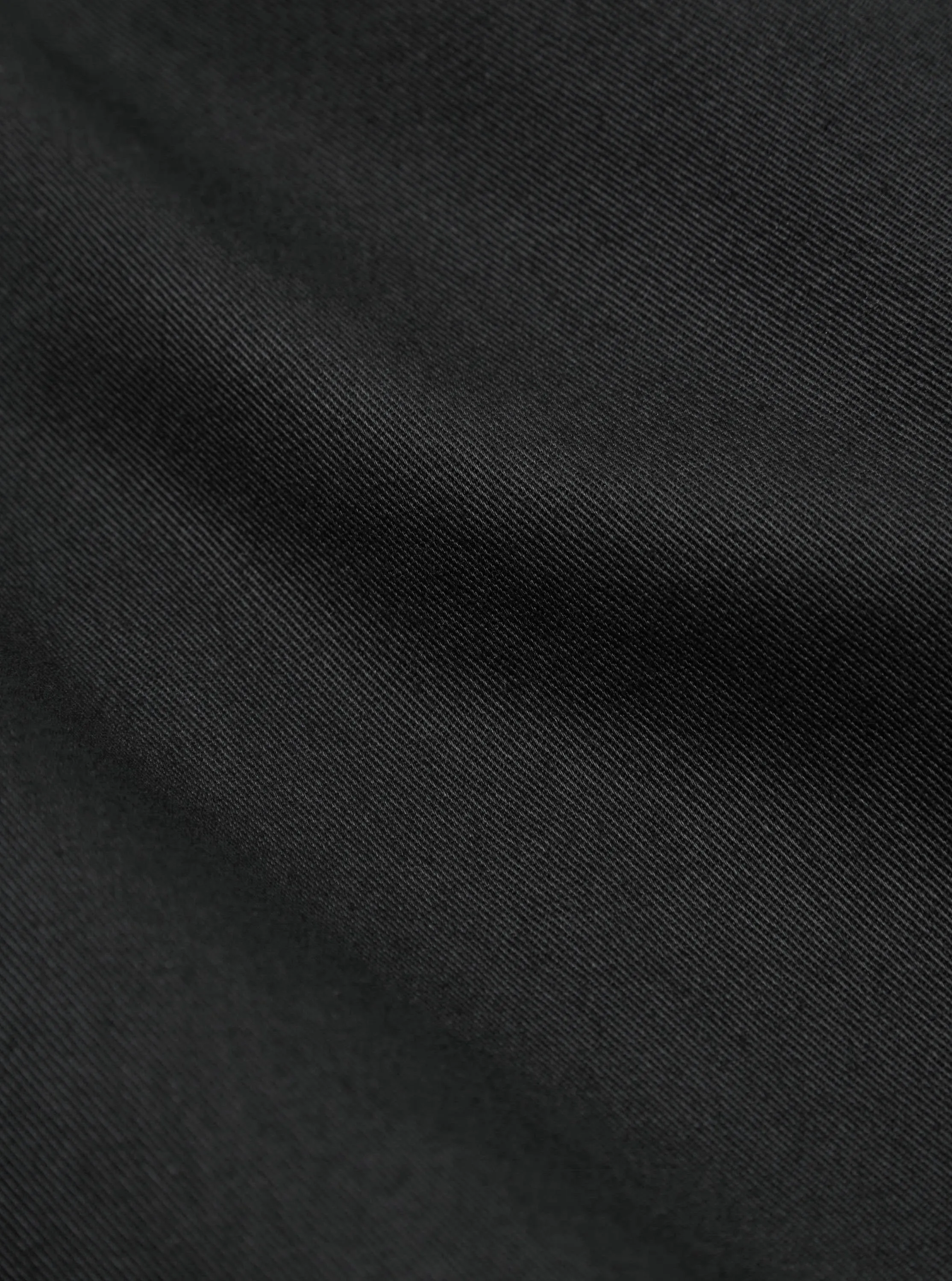 Universal Works Three Button Jacket in Black Twill