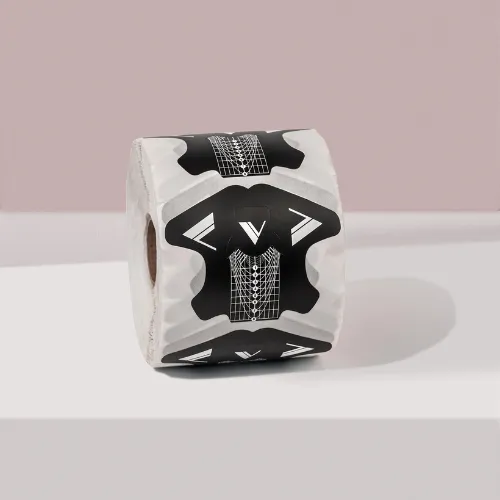 V Beauty Pure Matte Black Nail Forms