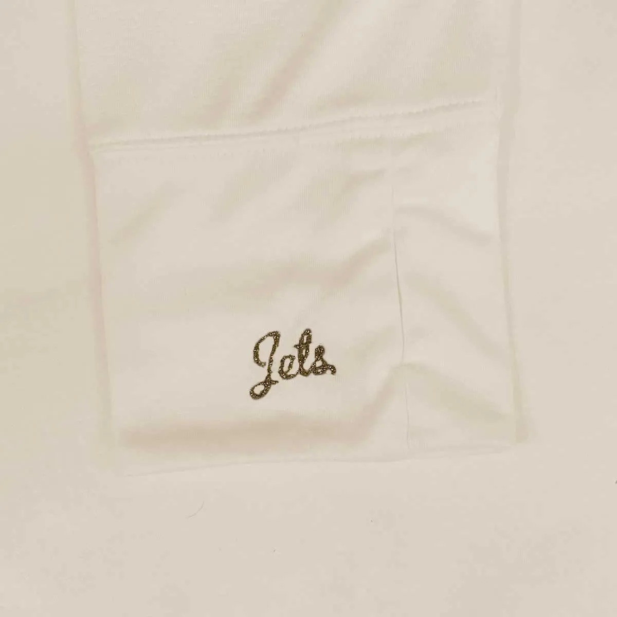 Womens New York Jets Activewear Pullover Jacket, Cream